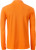 James & Nicholson - Herren Workwear Polo mit Brusttasche langarm (orange)