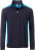 James & Nicholson - Workwear Halfzip Sweat (navy/turquoise)