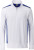 James & Nicholson - Workwear Halfzip Sweat (white/royal)