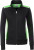 James & Nicholson - Damen Workwear Sweat Jacke (black/lime green)