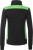 James & Nicholson - Ladies' Workwear Sweat Jacket (black/lime green)