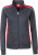 James & Nicholson - Damen Workwear Sweat Jacke (carbon/red)
