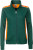 James & Nicholson - Ladies' Workwear Sweat Jacket (dark green/orange)