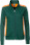 James & Nicholson - Damen Workwear Sweat Jacke (dark green/orange)