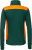 James & Nicholson - Ladies' Workwear Sweat Jacket (dark green/orange)