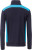 James & Nicholson - Men's Workwear Sweat Jacket (navy/turquoise)