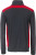 James & Nicholson - Herren Workwear Sweat Jacke (carbon/red)
