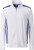 James & Nicholson - Men's Workwear Sweat Jacket (white/royal)