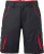 James & Nicholson - Workwear Bermuda (carbon/red)