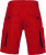 James & Nicholson - Workwear Bermuda (red/navy)