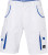 James & Nicholson - Workwear Bermuda (white/royal)