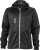 James & Nicholson - Men´s Maritime Softshell-Jacket (black/ ​black/ ​white)