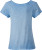 James & Nicholson - Damen Vintage T-Shirt (horizon blue)