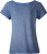 James & Nicholson - Damen Vintage T-Shirt (denim)