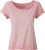 James & Nicholson - Damen Vintage T-Shirt (soft pink)