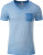 James & Nicholson - Herren Vintage T-Shirt (horizon blue)