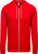 Kariban - Kapuzen Sweat Jacke (red)