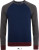SOL’S - Heavy Raglan Sweater 3-farbig (french navy/charcoal melange)