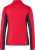 James & Nicholson - Damen Stretch Fleecejacke (red/carbon)