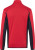 James & Nicholson - Herren Stretch Fleecejacke (red/carbon)