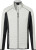 James & Nicholson - Men's Stretch Fleecejacket (off white/carbon)