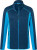 James & Nicholson - Herren Stretch Fleecejacke (navy/bright blue)