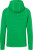 James & Nicholson - Herren Kapuzen Stretch Fleecejacke (fern green/carbon)