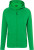 James & Nicholson - Herren Kapuzen Stretch Fleecejacke (fern green/carbon)