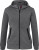 James & Nicholson - Ladies' Hooded Jacket (dark melange)