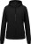 James & Nicholson - Damen Kapuzen Softshelljacke (black/black)