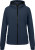 James & Nicholson - Damen Kapuzen Softshelljacke (navy/navy)