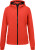 James & Nicholson - Damen Kapuzen Softshelljacke (flame/black)