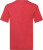 Fruit of the Loom - Men's Original V-Neck T-Shirt (red)