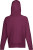 Fruit of the Loom - Lightweight Hooded Sweat (Burgundy)