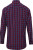 Premier - Popline Shirt "Sidehill" longsleeve (navy/red)