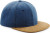 Beechfield - Suede Peak Snapback (Denim Blue)