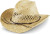 Beechfield - Straw Cowboy Hat (Natural)