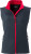 James & Nicholson - Damen 2-Lagen Promo Softshell Gilet (iron grey/red)