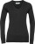 Russell - Ladies´ V-Neck Knitted Pullover (Black)