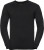 Russell - V-Neck Knitted Pullover (Black)