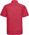Russell - Men´s Short Sleeve Poly-Cotton Easy Care Poplin Shirt (Classic Red)
