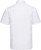 Russell - Men´s Short Sleeve Poly-Cotton Easy Care Poplin Shirt (White)