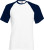 Fruit of the Loom - Shortsleeve Baseball T (White/Deep Navy)