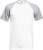 Fruit of the Loom - Shortsleeve Baseball T (White/Heather Grey)