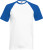 Fruit of the Loom - Shortsleeve Baseball T (White/Royal Blue)