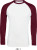 white/burgundy