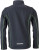 James & Nicholson - Herren 3-LagenSoftshell Jacke mit abzippbaren Ärmeln (iron grey/green)
