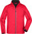 James & Nicholson - Herren 3-LagenSoftshell Jacke mit abzippbaren Ärmeln (red/black)