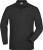 James & Nicholson - Polo Piqué Long-Sleeved (Black)