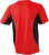 James & Nicholson - Men´s Running-T (Red/Black)